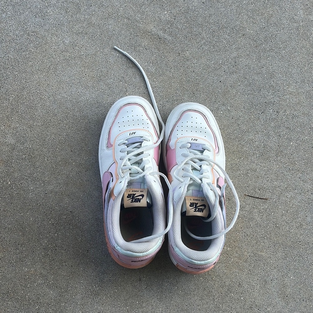 Nike shadow Air Force ones